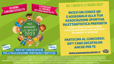 Scatta “Noi amiamo lo sport- 2023”